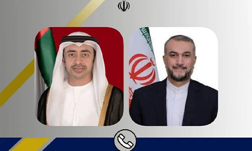 امیرعبداللهیان خطاب به همتای اماراتی: رژیم صهیونیستی از ضربه زدن به امنیت کشورهای منطقه دریغ نمی‌کند